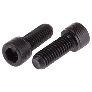 RS PRO Black Steel Hex Socket Cap Screw, Hex Drive, 3/8 in Diameter, 1 in Length, Grade 8.8 292-215