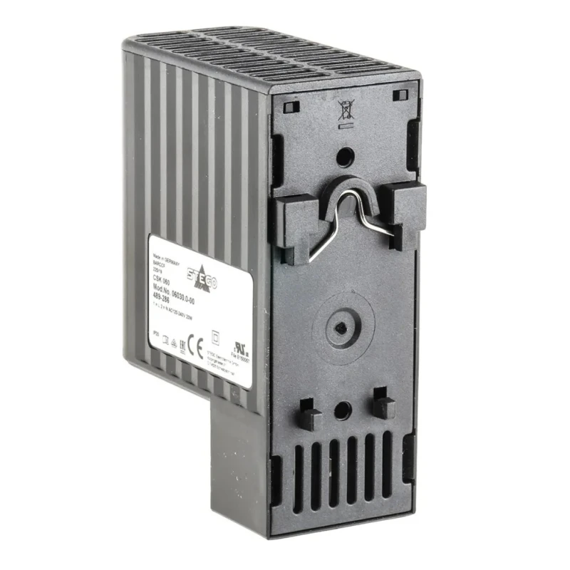 STEGO 80 °C Enclosure Heater, 120V AC/DC, 240V AC/DC, 20W Output, 20W Input Model 06030.0-00