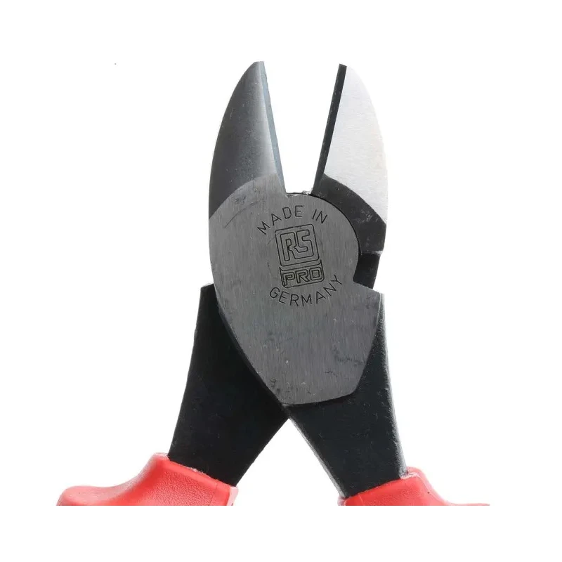 RS PRO VDE/1000V Approved Diagonal Side Cutter Steel Jaw 10mm Width, 180mm Length 497-007