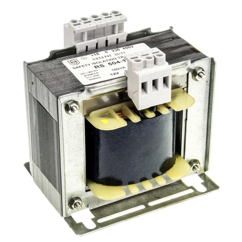 RS PRO Isolation Transformer 1 Output 150 VA, 12–0–12V AC, Dual Secondary, Dual Primary, IEC61558-2-4 504-177