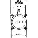 Bulgin D Battery Holder Panel Mount Nylon Polycarbonate Body Solder Tag 2 Cells BX0017