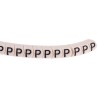 HellermannTyton Helagrip Slide-On Pre-Printed Cable Marker, Black Legend "P", White Marker, 2-5 mm Cable Diameter 901-10444