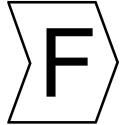 HellermannTyton Helagrip Slide-On Cable Marker, Black, Pre-printed "F", Suitable for 1-3mm Cable Diameter, PVC 901-10406