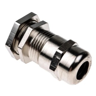 SIB WADI-TEC Series Metallic Nickel Plated Brass Cable Gland, M20 Thread, 7 mm Min. 10.5 mm Max. IP68 R1222040R