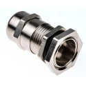 SIB WADI-TEC Series Metallic Nickel Plated Brass Cable Gland, M20 Thread, 7 mm Min. 10.5 mm Max. IP68 R1222040R