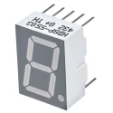 Avago Technologies 1 Digit 7 Segment Red LED Display Cathode 3.7mcd Right Side Decimal HDSP-5503