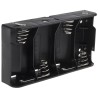 RS PRO D Battery Holder Chassis Mount Polypropylene Body Coil Spring Termination 4 Cells 149mm x 71mm x 28mm 594-426