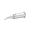 Weller Bent Conical Soldering Iron Tip 1 mm Tip Width 30° Tip Angle for Standard Pyropen, Piezo T0051612999