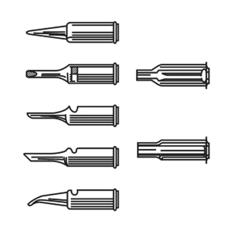 Weller Bent Conical Soldering Iron Tip 1 mm Tip Width 30° Tip Angle for Standard Pyropen, Piezo T0051612999