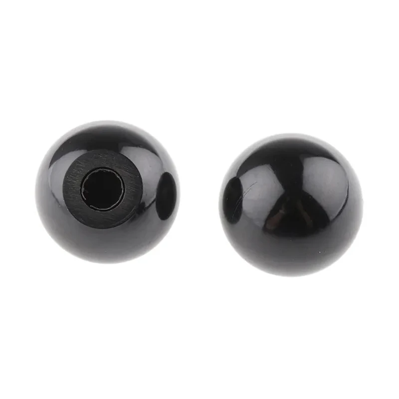 RS PRO Black Duroplast Ball Clamping Knob with Unthreaded Hole, 32 mm Diameter, 8 mm Hole Diameter, 15 mm Hole Length 686-575