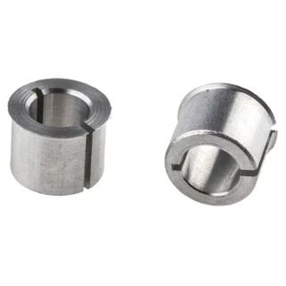 Huco Aluminium Reducing Bush Bore 6.35mm, Outside Diameter 10mm, Length 8.1mm 257.24