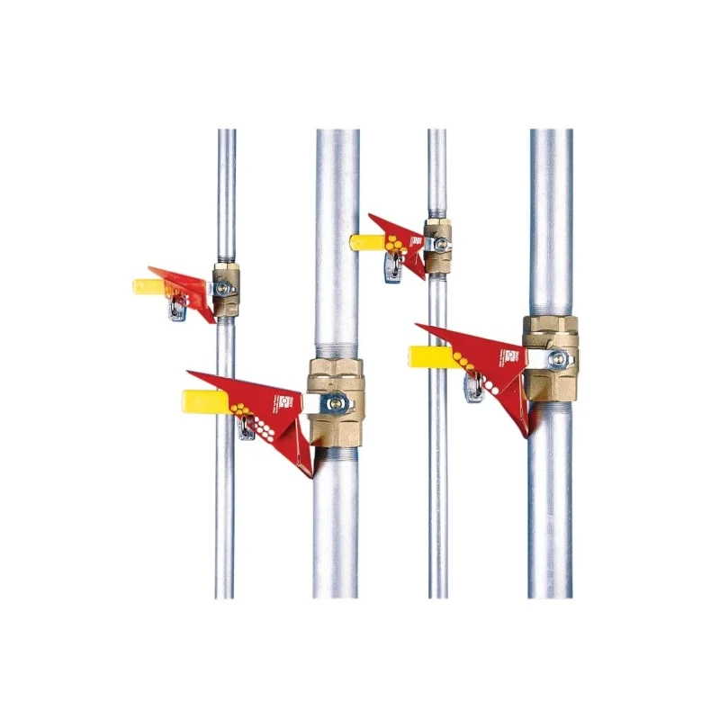 Brady Red 1-Lock Heavy Duty Steel Ball Valve Lockout 9.53 mm BALL VALVE LOCKOUT DEVICE 3/8 INCH