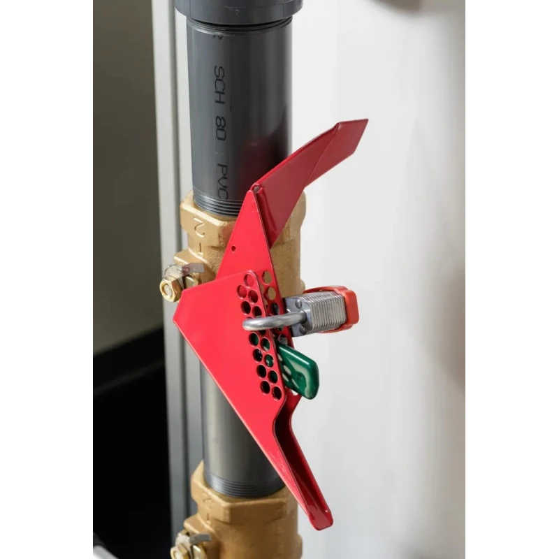 Brady Red 1-Lock Heavy Duty Steel Ball Valve Lockout 9.53 mm BALL VALVE LOCKOUT DEVICE 3/8 INCH