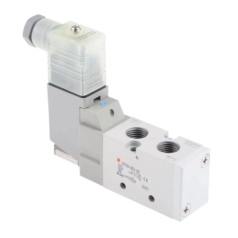 SMC Pneumatic Solenoid Valve 5/2 Solenoid/Spring G VF3000 Series 120V AC 