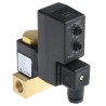 RS PRO Automatic Condensate Drain R 3/8 in Brass Body Nitrile Rubber Seal IP65 240V 50Hz 725-125