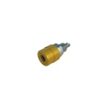 Hirschmann Test & Measurement Yellow Female Banana Socket 4 mm Connector Solder Termination 30 V AC, 60 V DC, 32 A 930176103