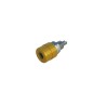 Hirschmann Test & Measurement Yellow Female Banana Socket 4 mm Connector Solder Termination 30 V AC, 60 V DC, 32 A 930176103