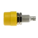 Hirschmann Test & Measurement Yellow Female Banana Socket 4 mm Connector Solder Termination 30 V AC, 60 V DC, 32 A 930176103