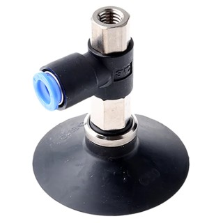 SMC 50 mm Flat Nitrile Rubber (NBR) Suction Cup ZPR50CN-08-B8 M8 x 1.25