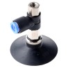 SMC 50 mm Flat Nitrile Rubber (NBR) Suction Cup ZPR50CN-08-B8 M8 x 1.25