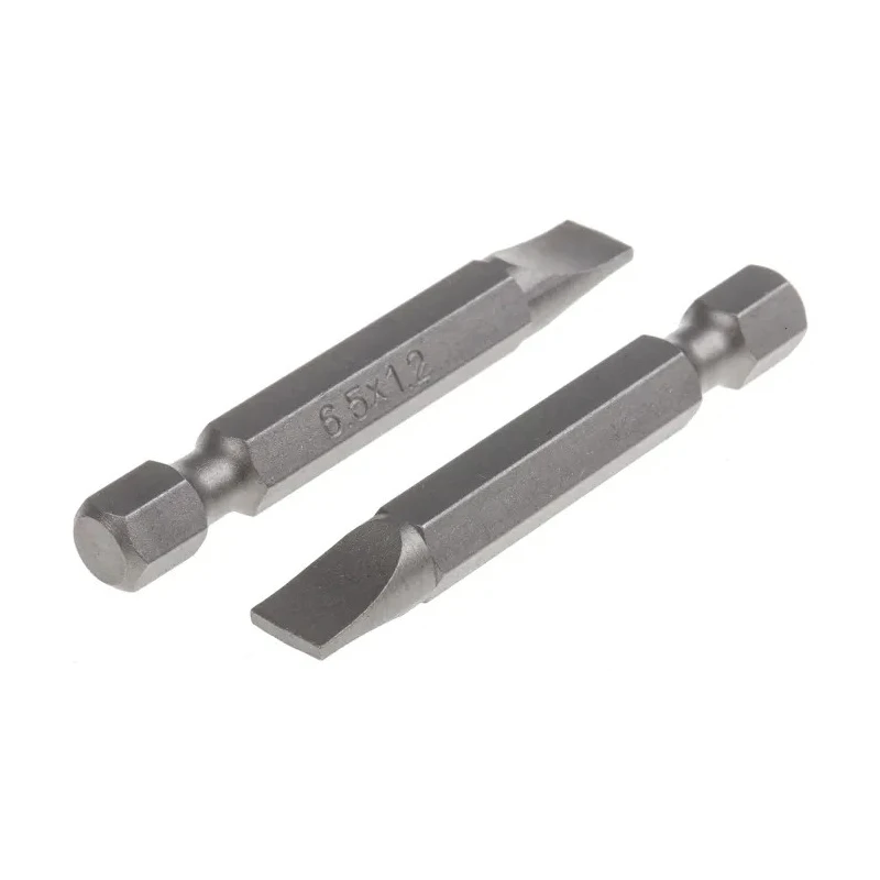 RS PRO Slotted Screwdriver Bit Chrome Vanadium Molybdenum Steel 3.5mm Width 0.5mm Thickness 769-232