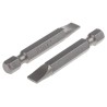 RS PRO Slotted Screwdriver Bit Chrome Vanadium Molybdenum Steel 3.5mm Width 0.5mm Thickness 769-232