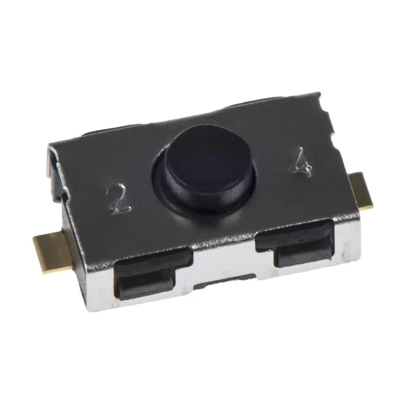 C & K IP50 Black Tactile Switch Button 0.8 mm SPST 10mA 32 V dc Surface Mount KSR224G LFG