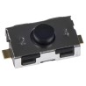 C & K IP50 Black Tactile Switch Button 0.8 mm SPST 10mA 32 V dc Surface Mount KSR224G LFG