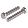RS PRO Stainless Steel Hex Bolt M5 x 30 mm DIN 933 520-100
