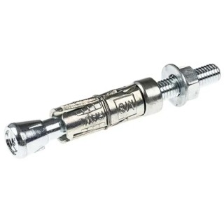 RawlPlug Carbon Steel Masonry Anchor M6 x 115 mm Zinc Plated Shield Anchor R-RBP-M06/60W