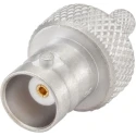 Rosenberger 51 Series Coaxial Connector Cable Female BNC, 50 Ω, Straight Body Crimp 51K107-106N5