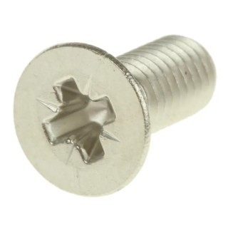 RS PRO Pozidriv Countersunk Stainless Steel Machine Screw 12 mm M5 529-006