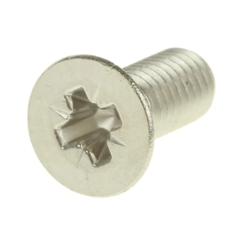 RS PRO Pozidriv Countersunk Stainless Steel Machine Screw 12 mm M5 529-006
