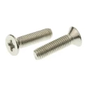 RS PRO Pozidriv Countersunk Stainless Steel Machine Screw M5 20 mm Length A2 Grade 304 529-012