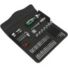 Wera 41 Piece Woodcraft Tool Kit with Universal Bit Holder, Voltage Tester, and Pouch 05135939001