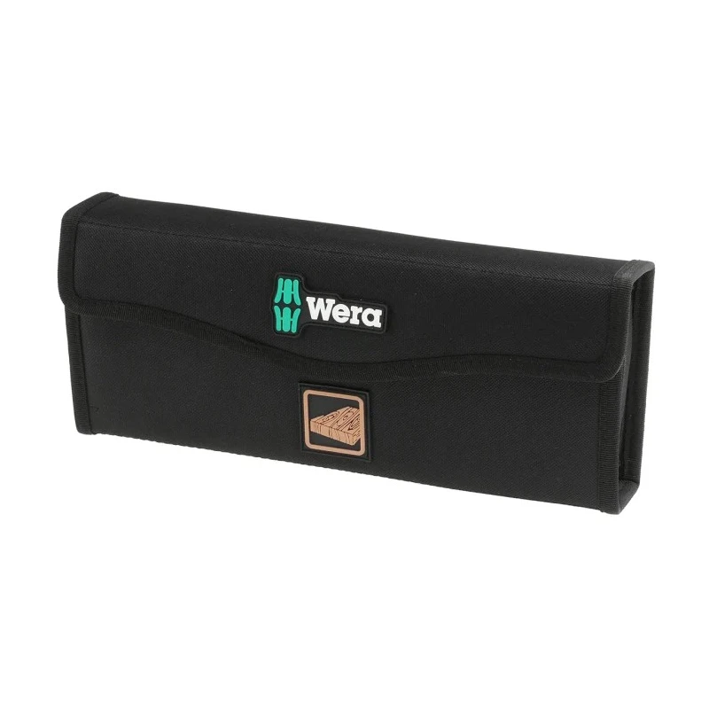 Wera 41 Piece Woodcraft Tool Kit with Universal Bit Holder, Voltage Tester, and Pouch 05135939001