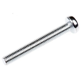 RS PRO Pozidriv Pan Steel Machine Screw 40 mm M5 553-655