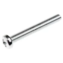 RS PRO Pozidriv Pan Steel Machine Screw 40 mm M5 553-655