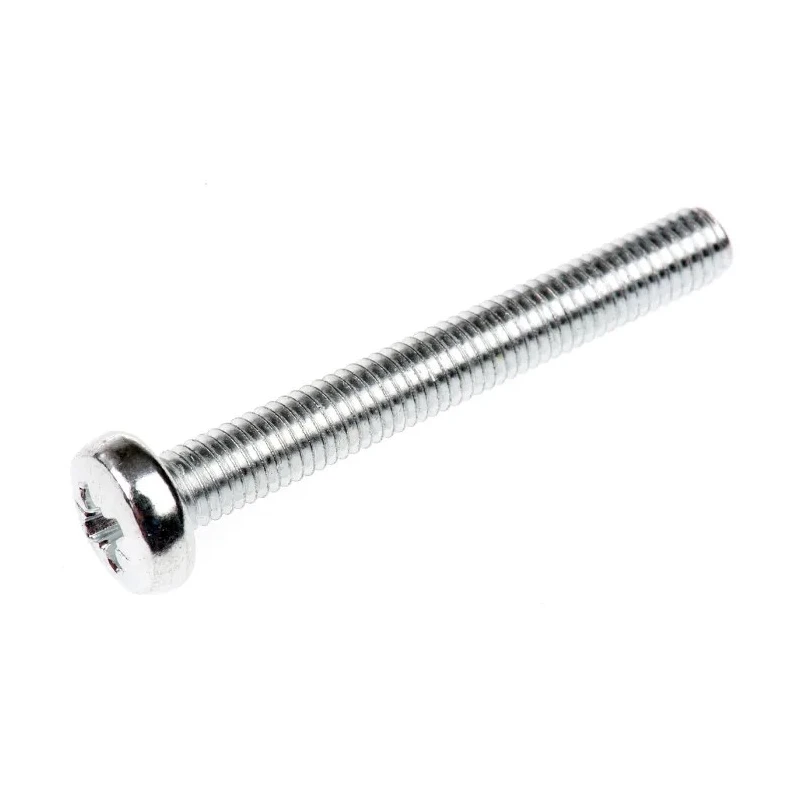 RS PRO Pozidriv Pan Steel Machine Screw 40 mm M5 553-655