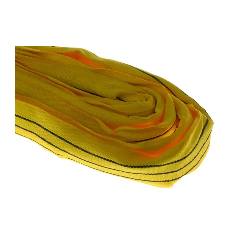 RS PRO 3 m Yellow Polyester Round Lifting Sling with Endless End Fittings 3 t 124-4867
