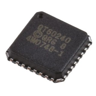 Microchip QT60240-ISG Spread-Spectrum Charge-Transfer Touch Screen Controller, 10 bit Serial-SPI, I2C Interface QT60240-ISG