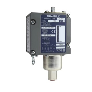 Telemecanique Sensors OsiSense XM Series Electromechanical Pressure Sensor, 1 CO Output, 0.07 bar Min, 7.6 bar ACW1M129012