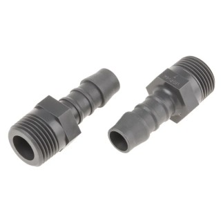 RS PRO Hose Connector Nylon Body 10 mm ID, Male BSP 3/8 in Threaded 1/4 in RS PRO 795-180