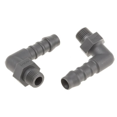 RS PRO Hose Connector Nylon Male BSP Threaded 8 mm ID 1/8 in x 1/4 in 795-247