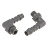 RS PRO Hose Connector Nylon Male BSP Threaded 8 mm ID 1/8 in x 1/4 in 795-247