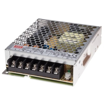MEAN WELL LRS-100-48 Switching Power Supply 48V DC 110W Chassis Mounted LRS-100-48