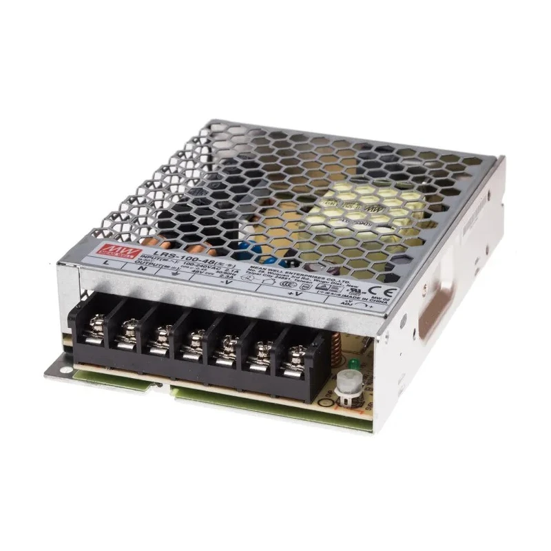 MEAN WELL LRS-100-48 Switching Power Supply 48V DC 110W Chassis Mounted LRS-100-48