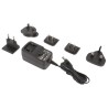 XP Power 12W 12V DC Output Interchangeable AC/DC Adapter 2.1 x 5.5 x 12 mm Centre Positive VER12US120-JA