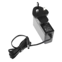 RS PRO 12V 24W AC/DC Adapter Global Plug 2.1 x 5.5 x 11 mm Centre Positive Output 2A 126-2120