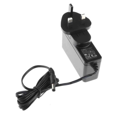 RS PRO 12V 24W AC/DC Adapter Global Plug 2.1 x 5.5 x 11 mm Centre Positive Output 2A 126-2120